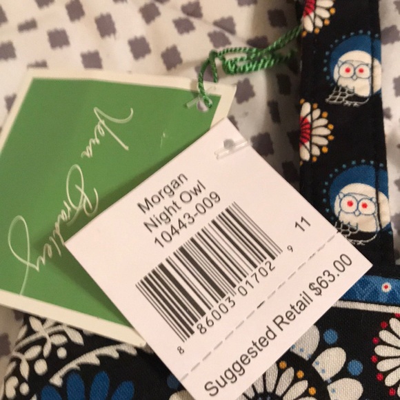 NWT Vera Bradley Morgan bag in Night Owl print - Picture 2 of 6